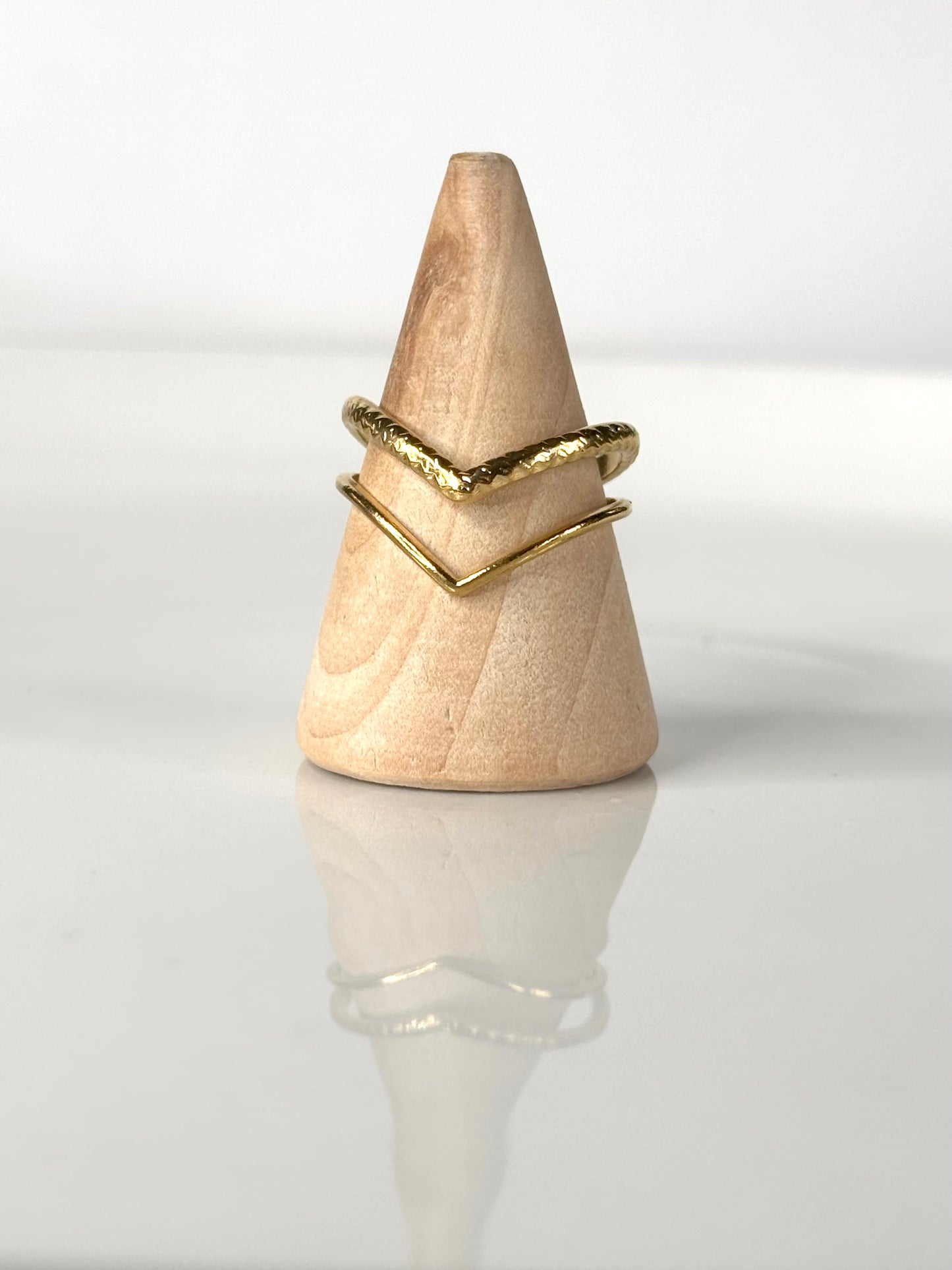 Adelie l Bague dorée ajustable