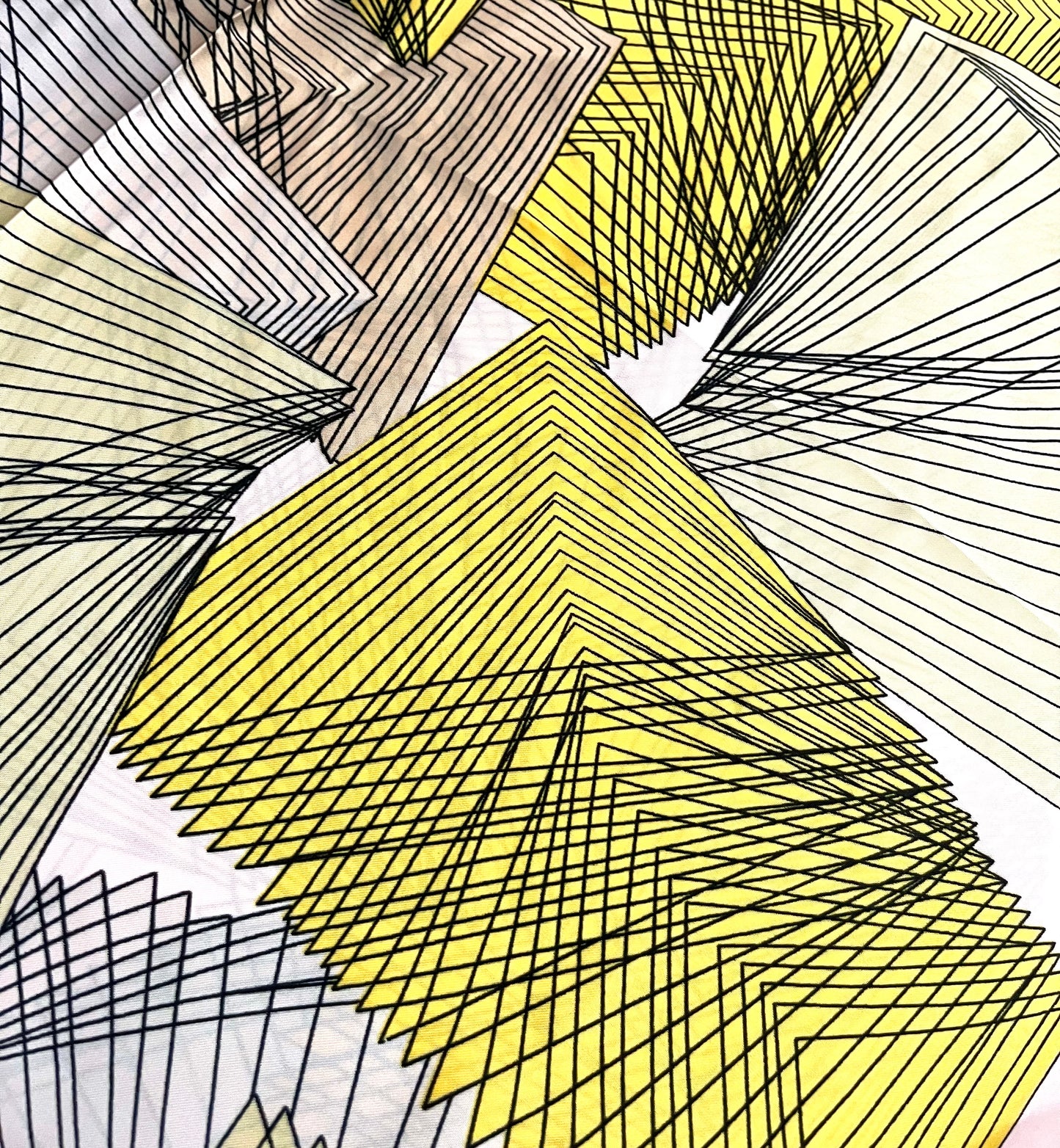 Soleil l Foulard chic jaune et bleu