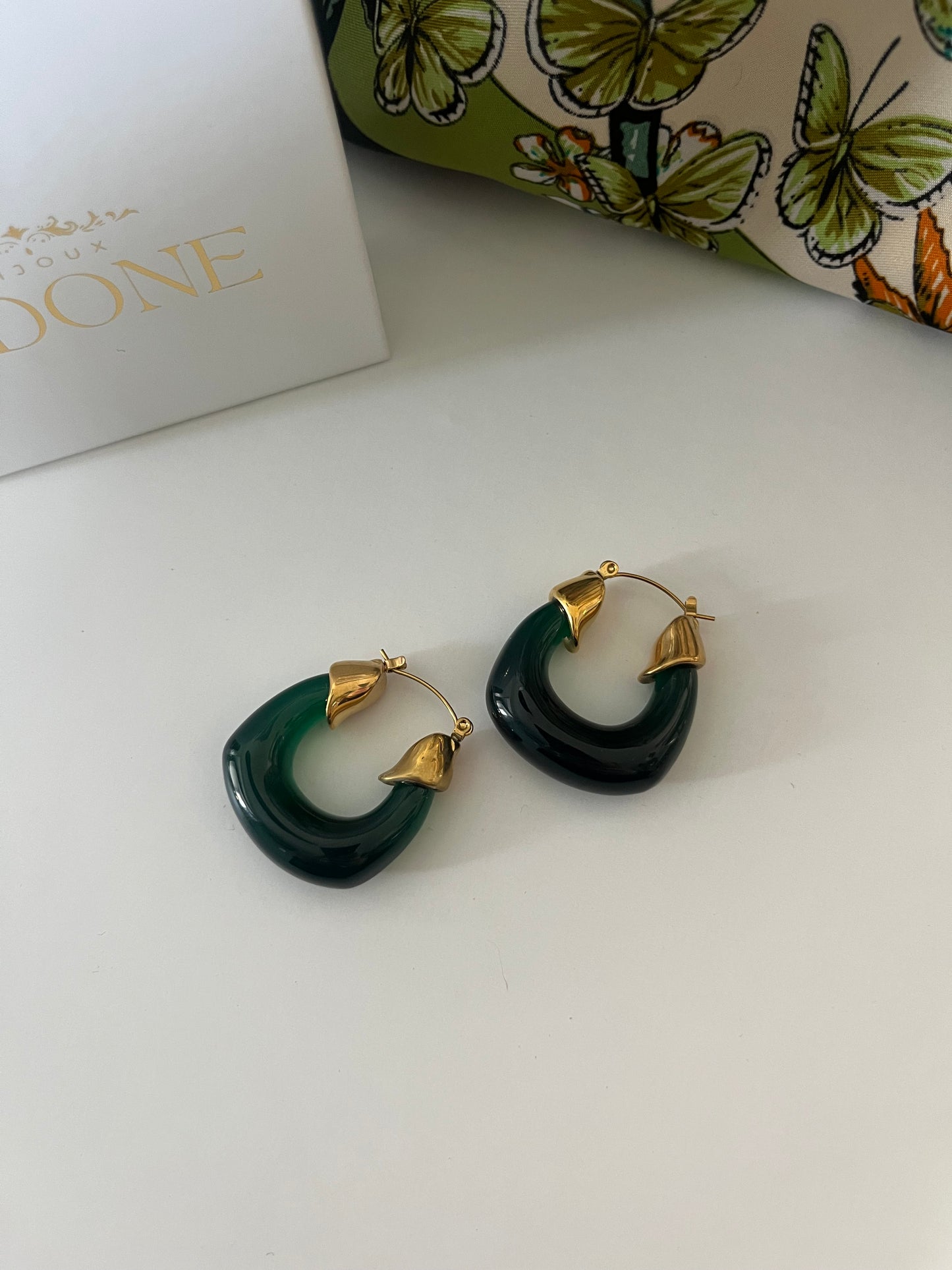POE l Boucle d'oreilles cerceau chic