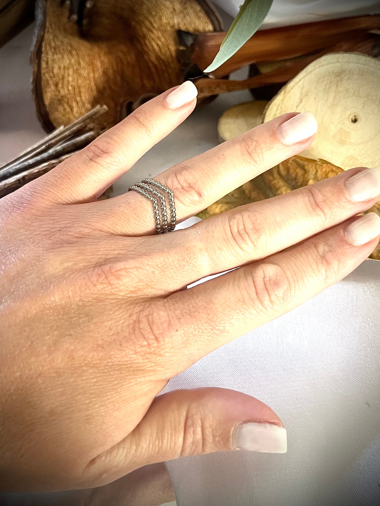 KLERVIA l Bague ajustable dorée ou argentée