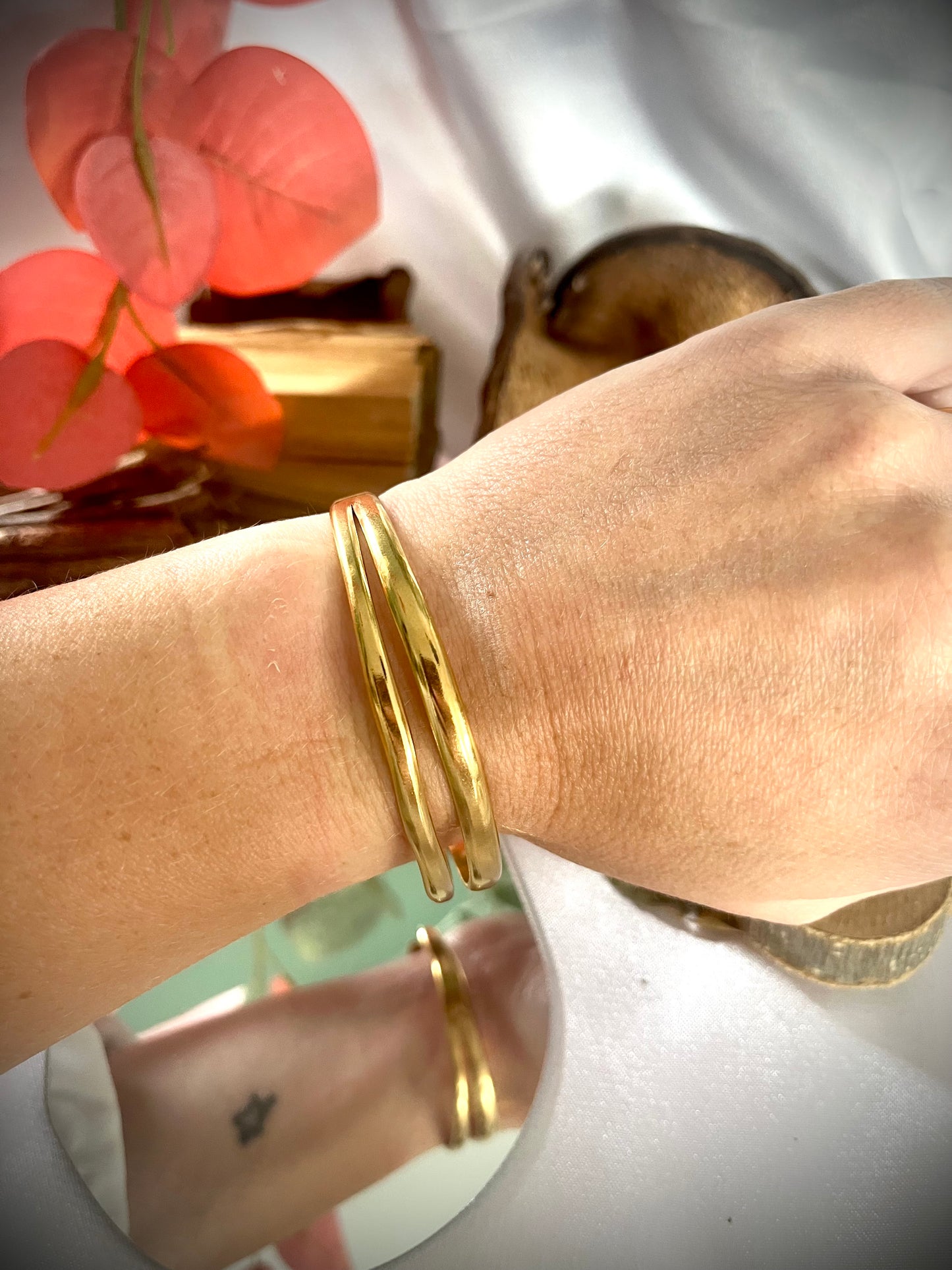 RYM l Bracelet ajustable doré ou argenté