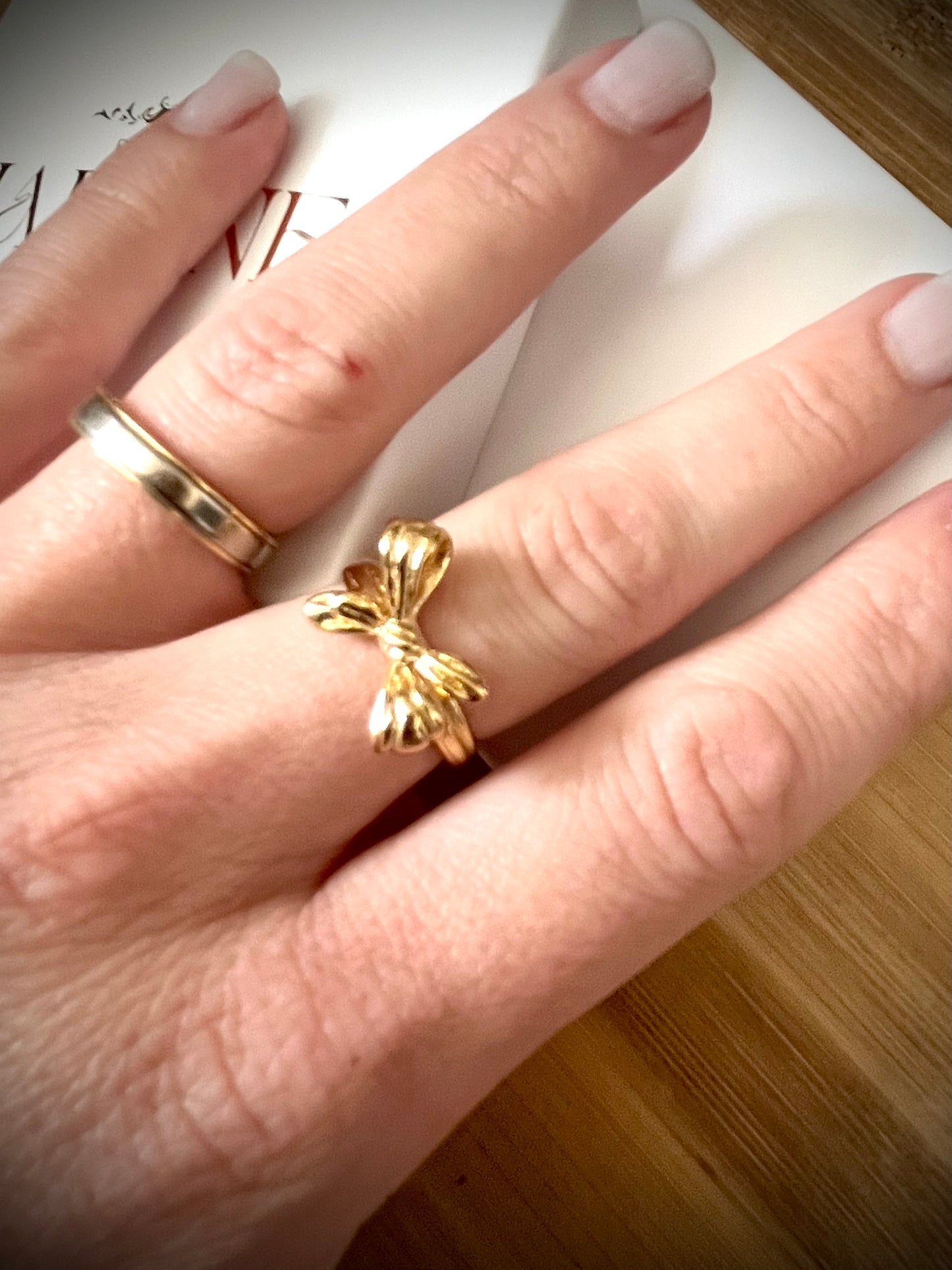 GWEN l Bague ajustable dorée