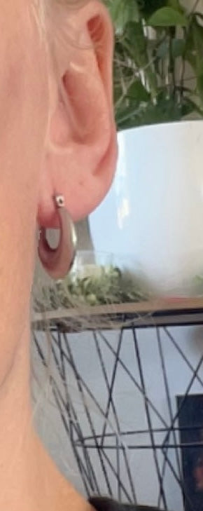 VALORE l Boucles d'oreilles argentées