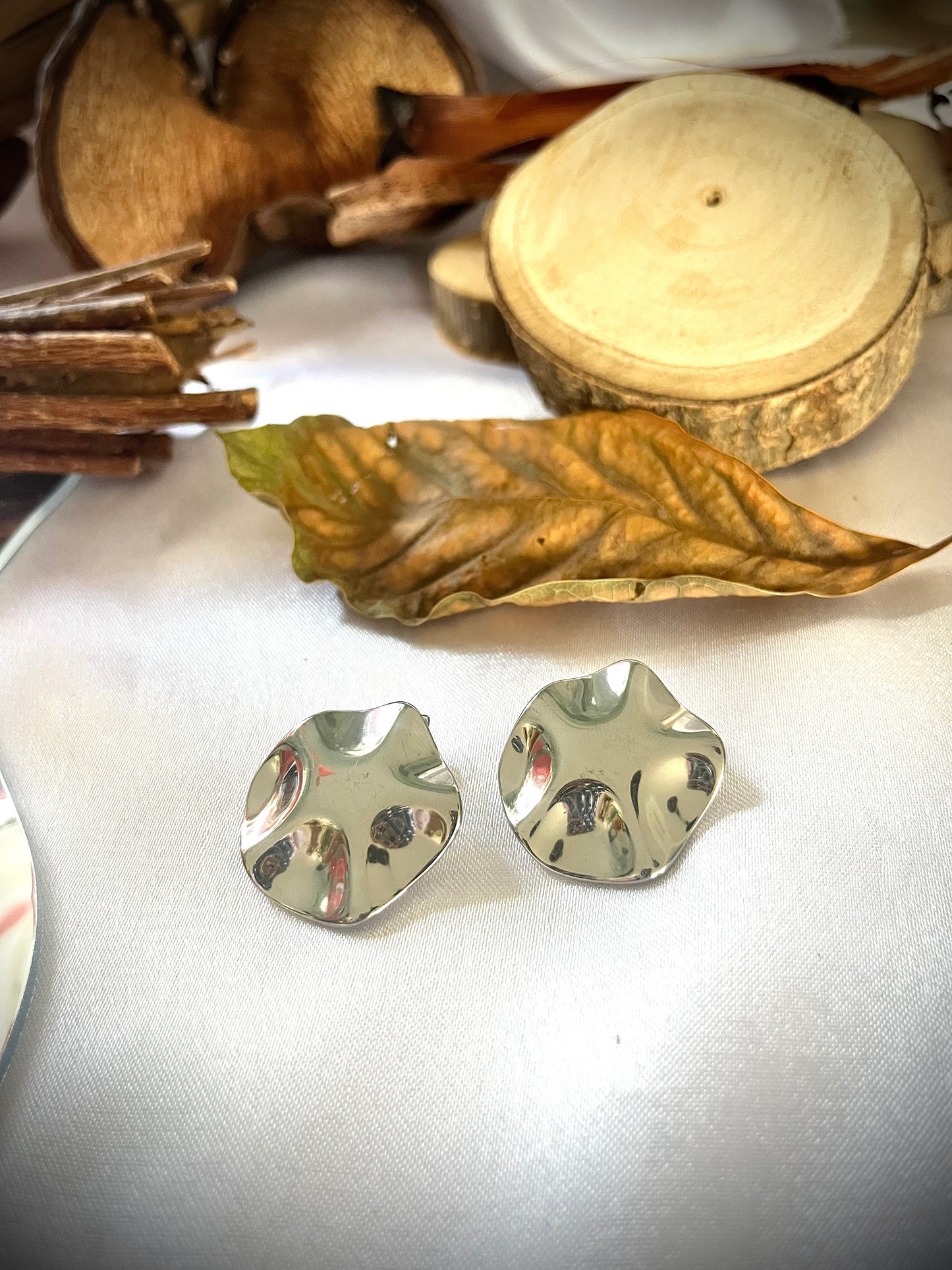POEH l Boucle d'oreilles argentées
