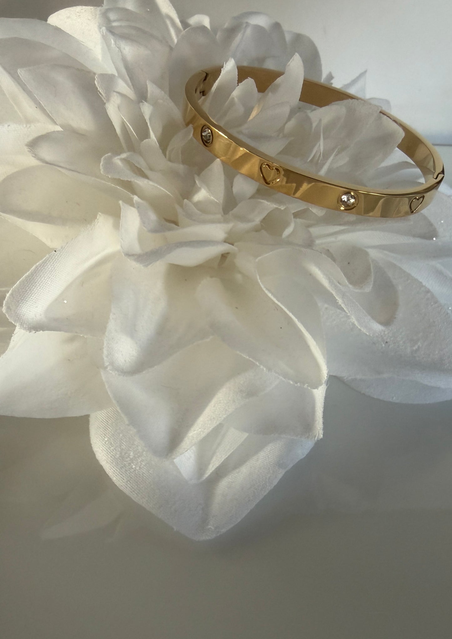 Clothilde l bracelet jonc doré