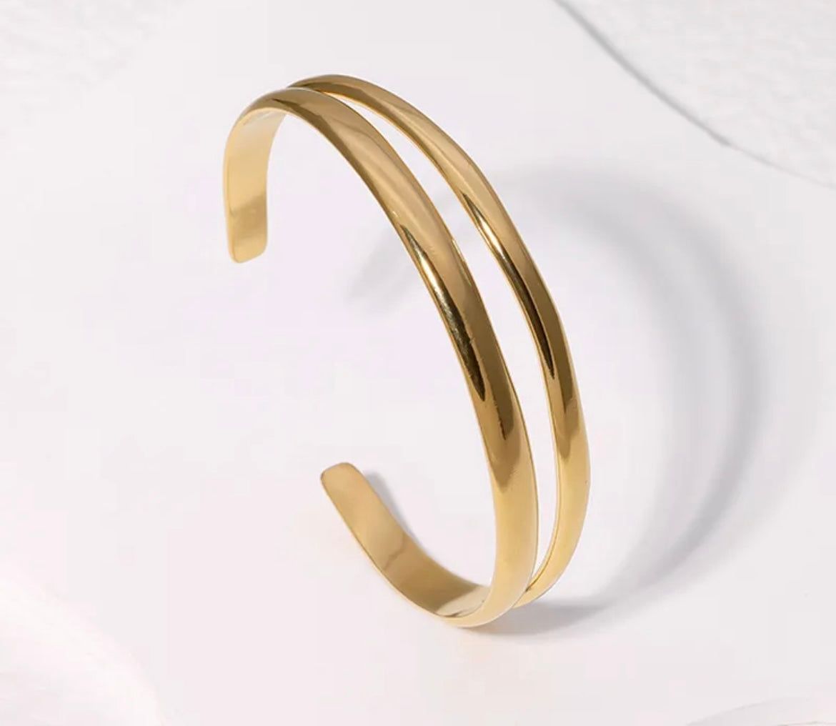 RYM l Bracelet ajustable doré ou argenté