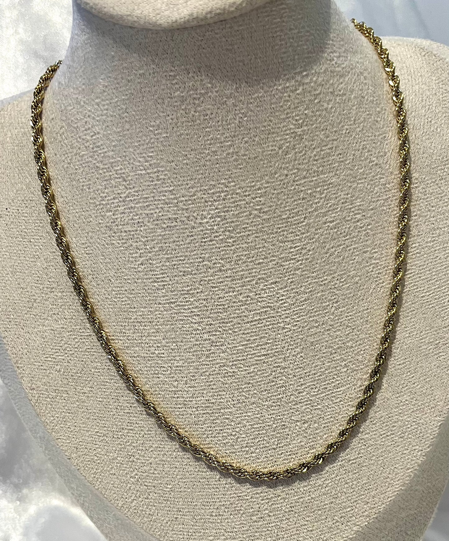 MANI l Collier tressé doré