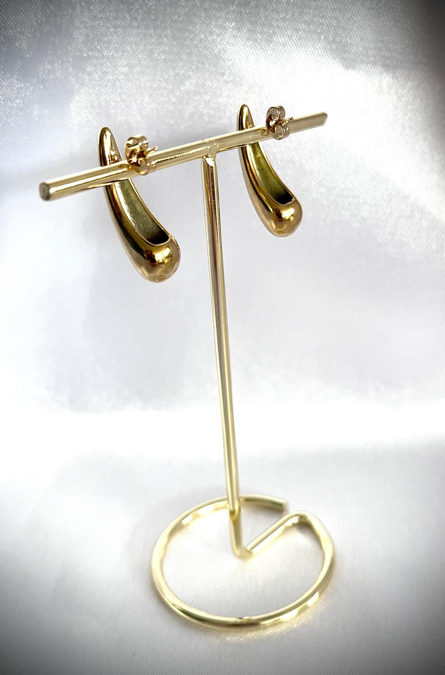 NINA l Boucles d'oreilles goûte en acier inoxydable