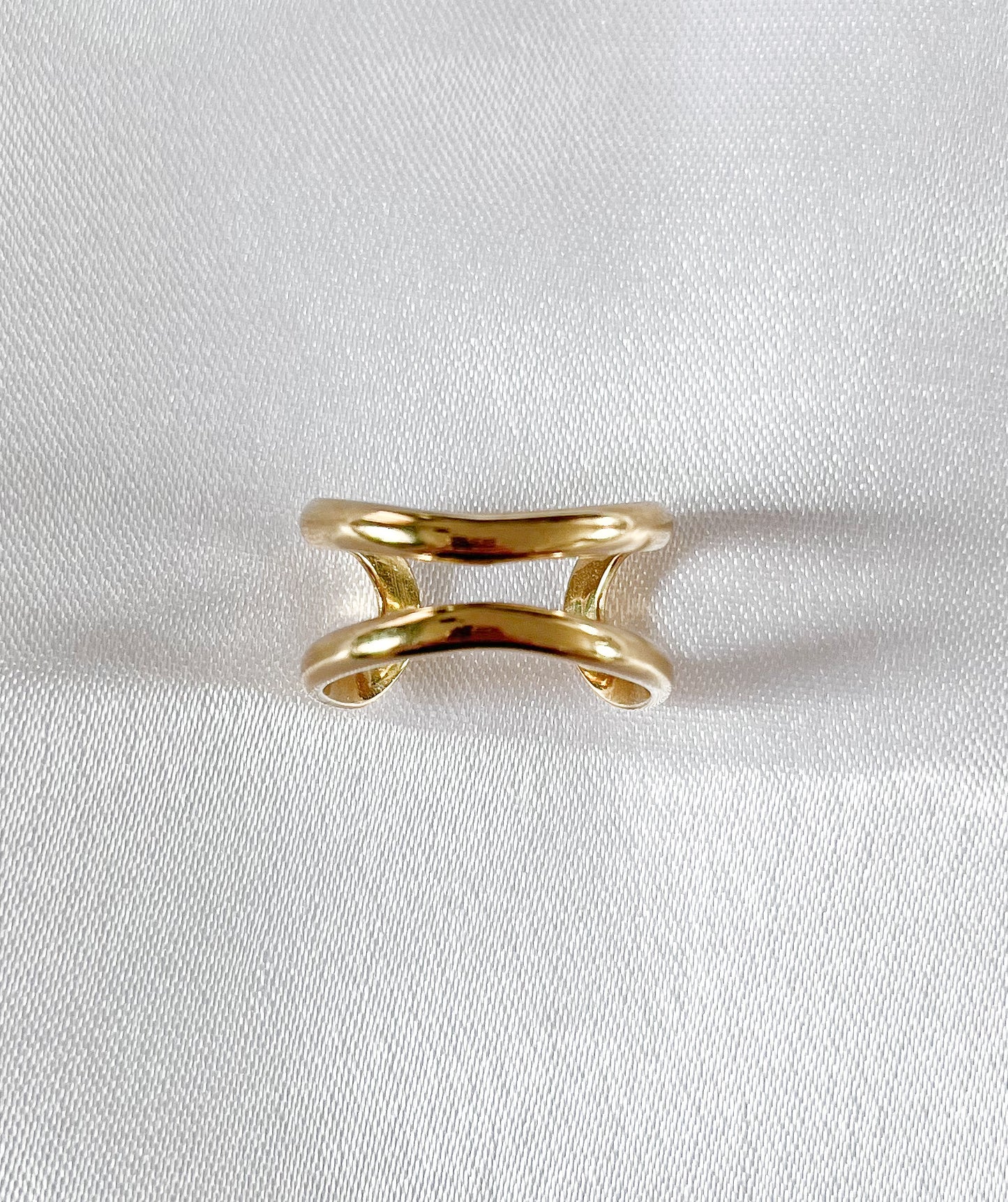 NOMAD l Bague dorée en acier inoxydable