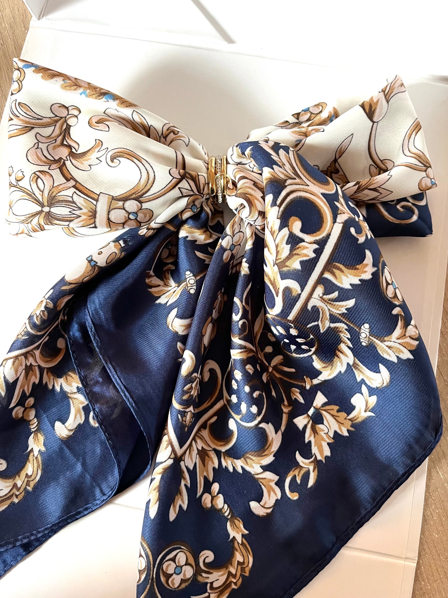 Océan l Foulard chic bleu