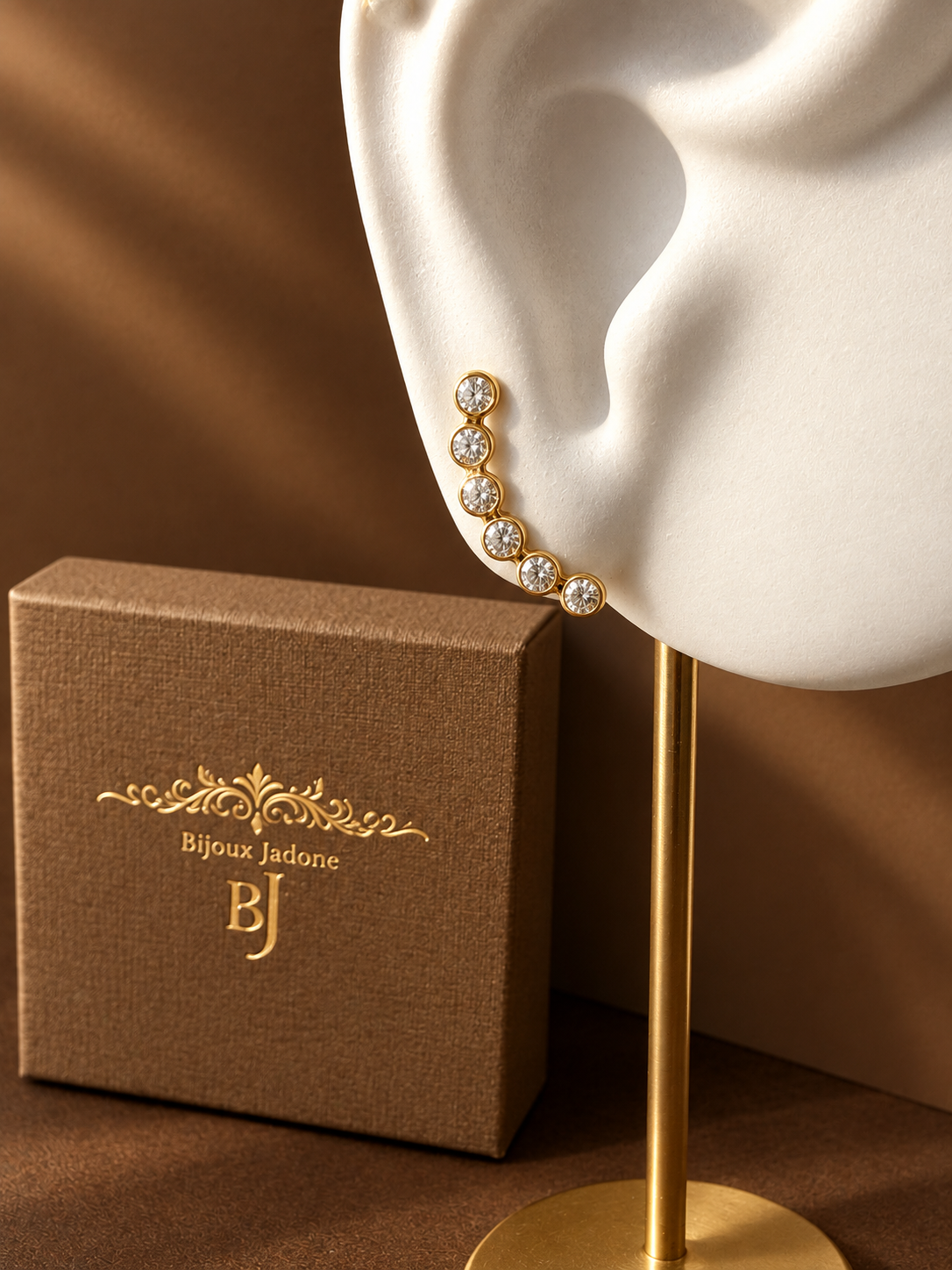 Hanae - boucles d'oreilles ligne