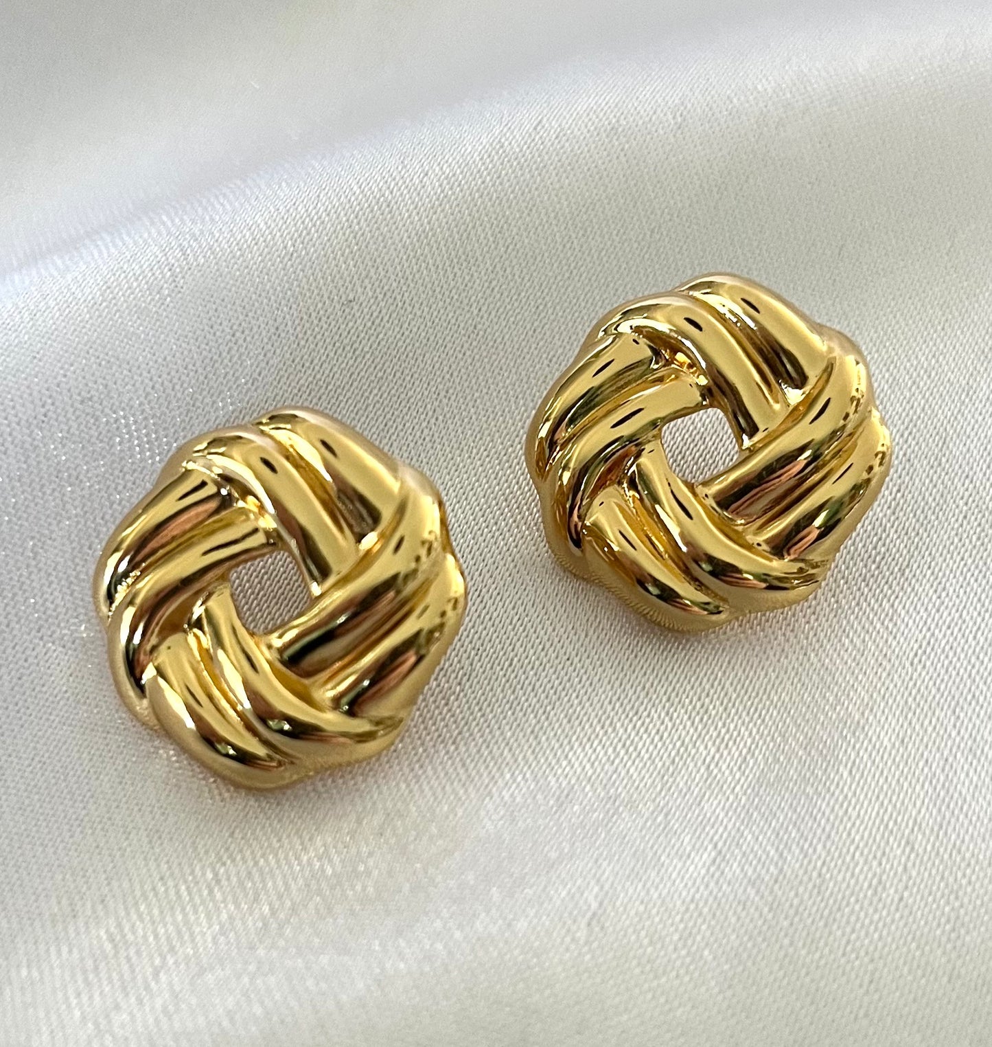 ALIZÉE l Boucles d'oreilles dorées ronde
