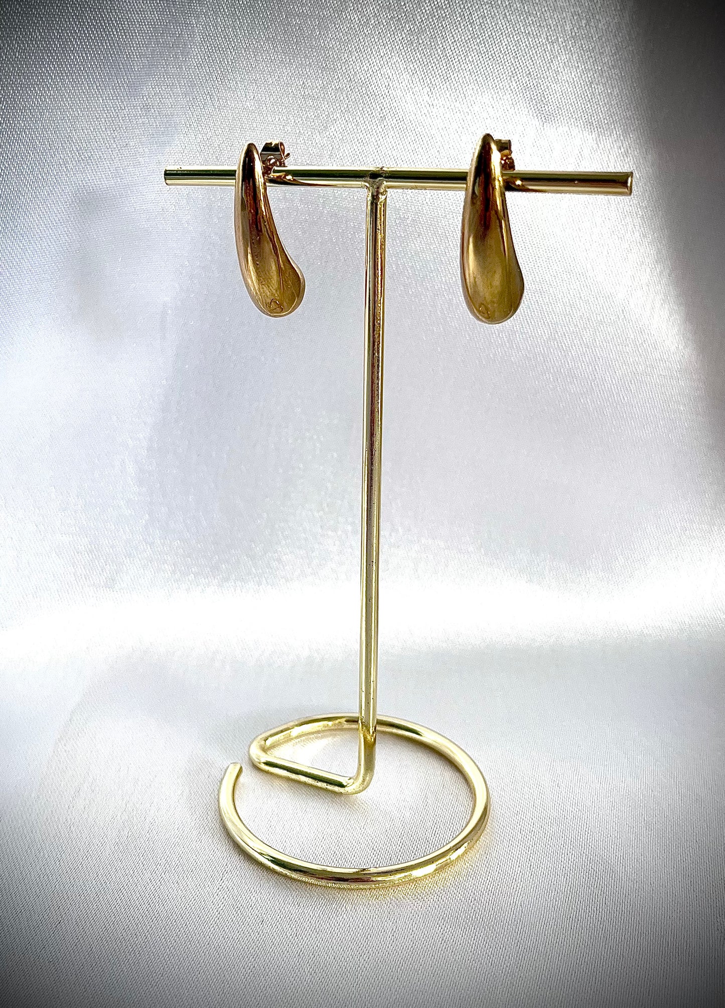 NINA l Boucles d'oreilles goûte en acier inoxydable