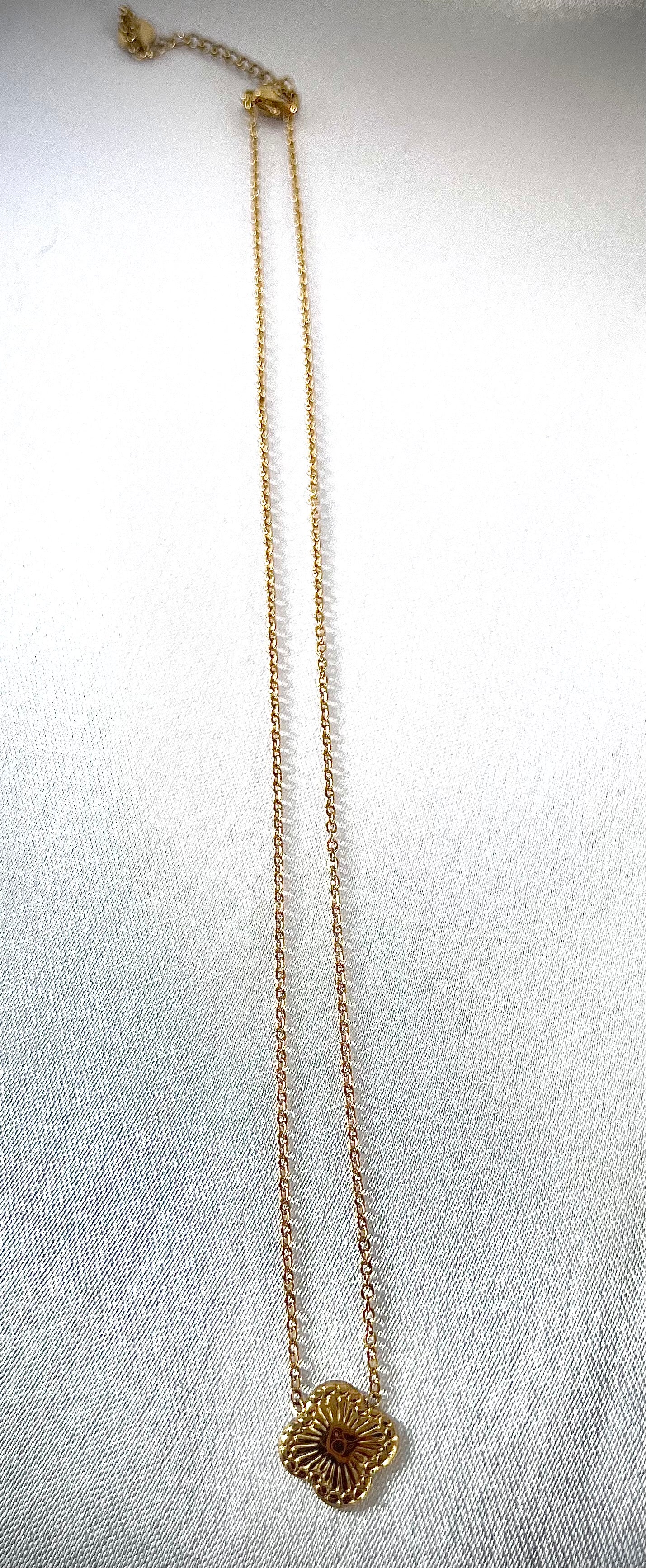 LOLA l Collier doré en acier inoxydable