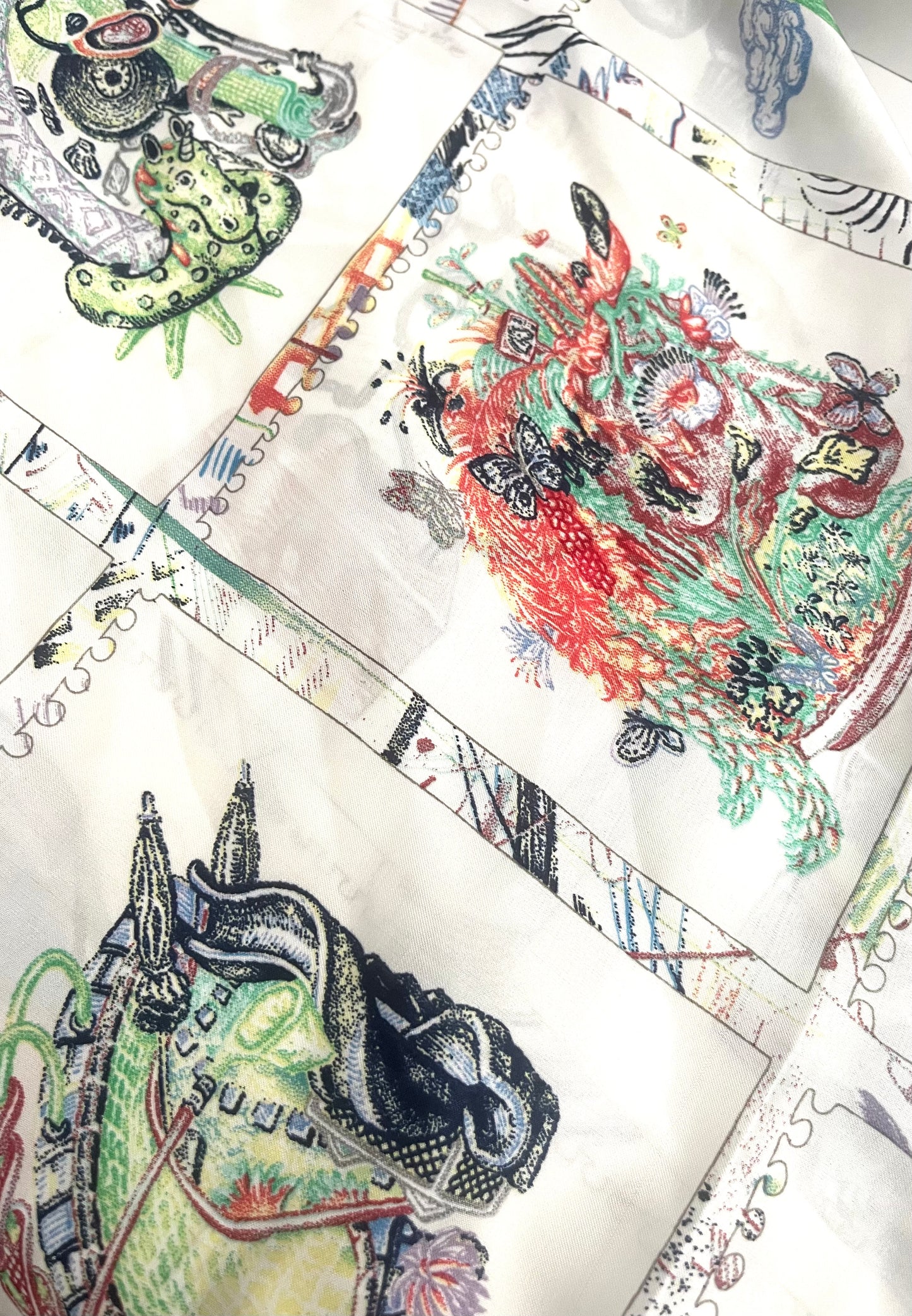 CAVALIER l Foulard chic bleu