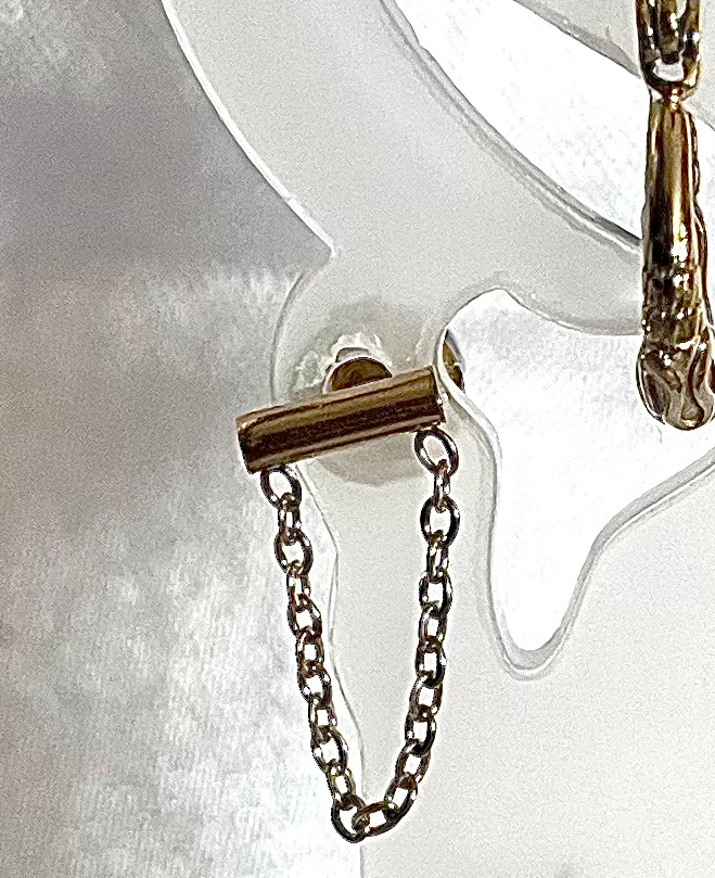 TEVA l Boucles d'oreilles chaînettes dorées