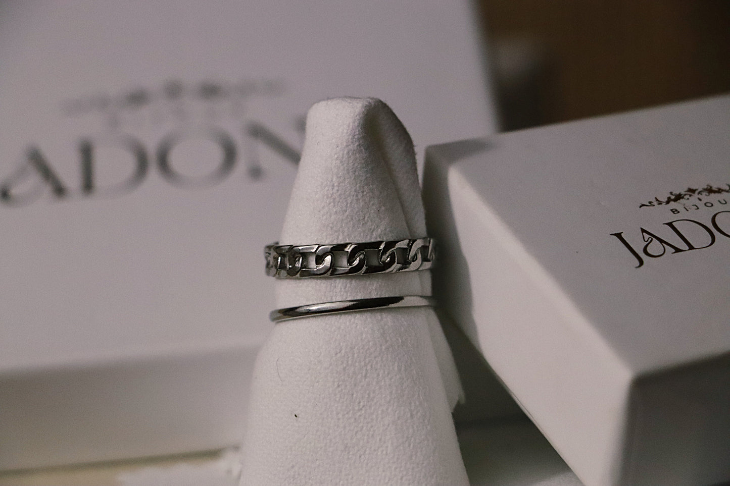 LYRA l Bague ajustable dorée ou argentée