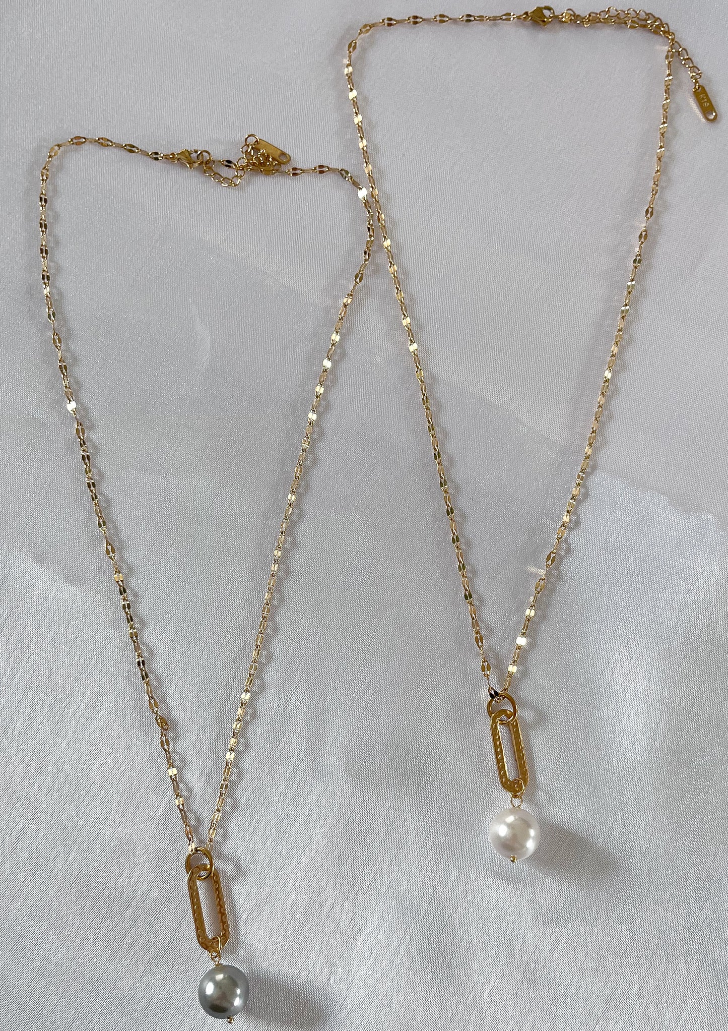 ONLY l Collier doré et perle