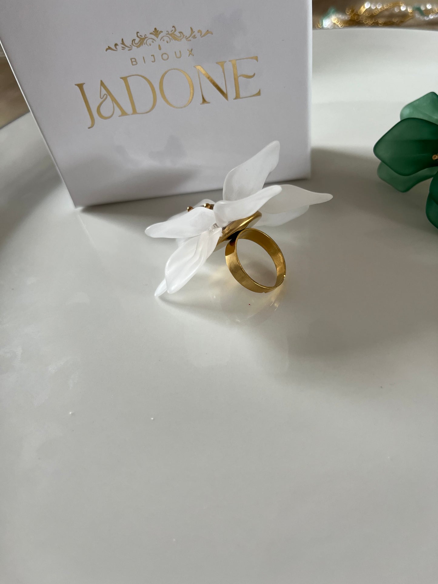 Mariana l Bague fleur ajustable