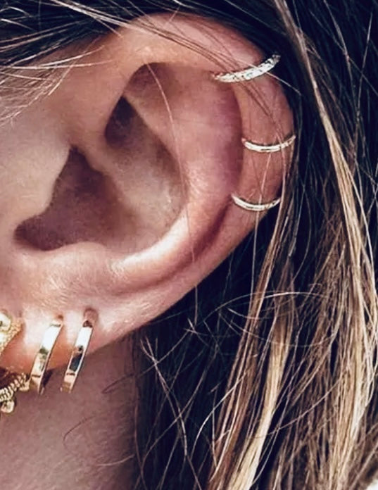 MÉDUSA l Clip d'oreille doré ou argenté