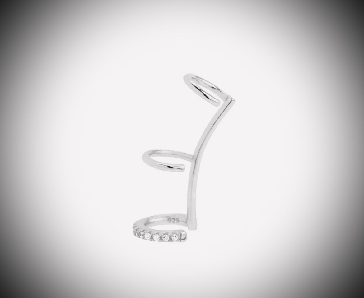 MÉDUSA l Clip d'oreille doré ou argenté