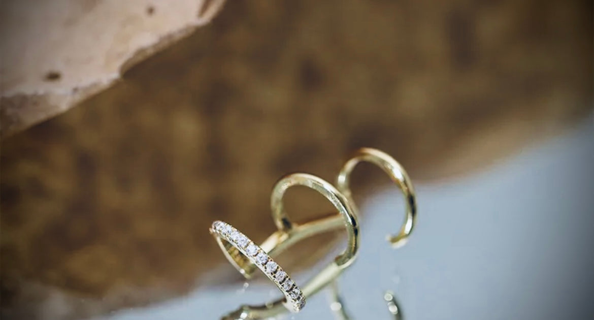 MÉDUSA l Clip d'oreille doré ou argenté