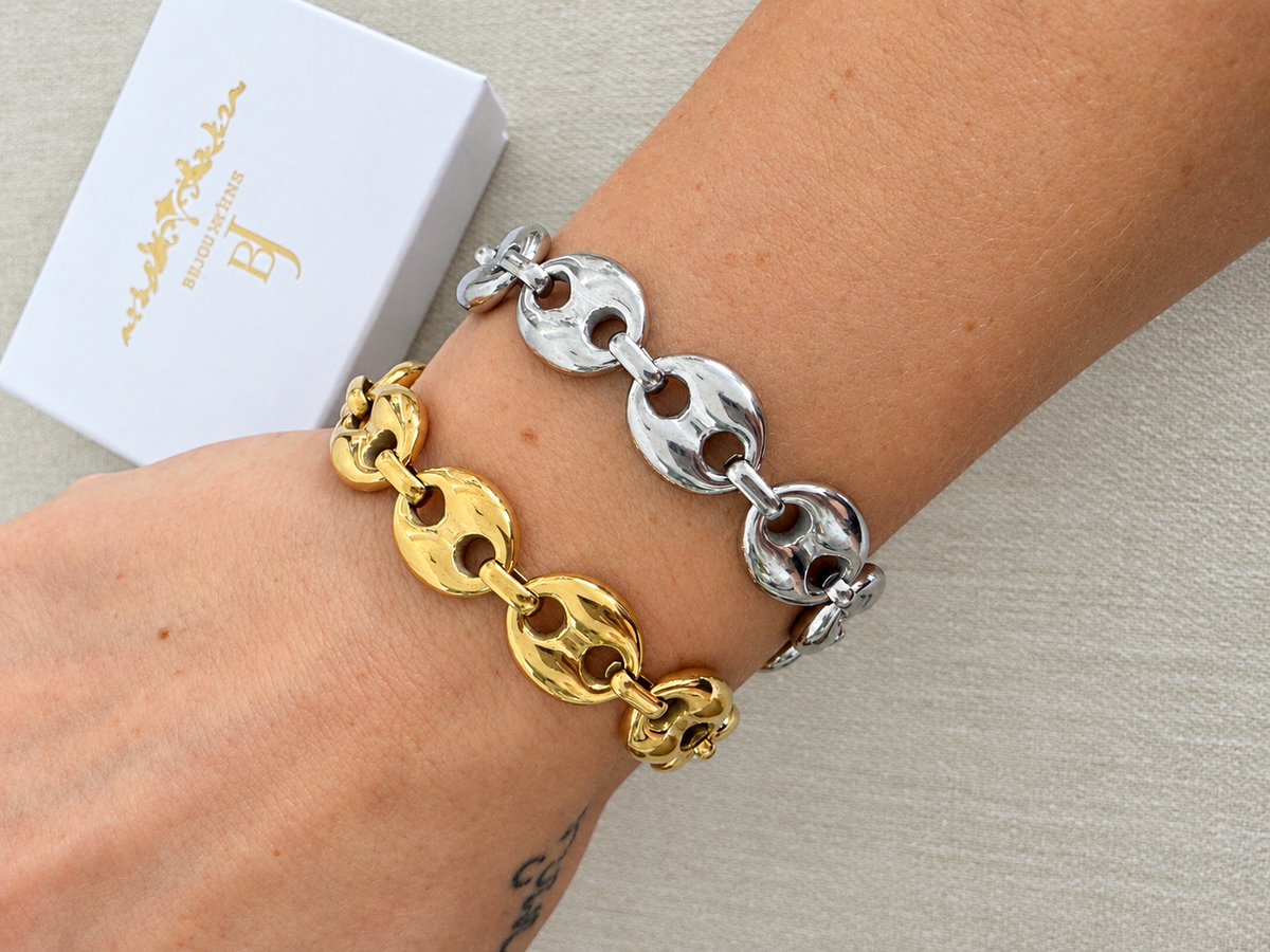 Selinia - bracelet grain de café