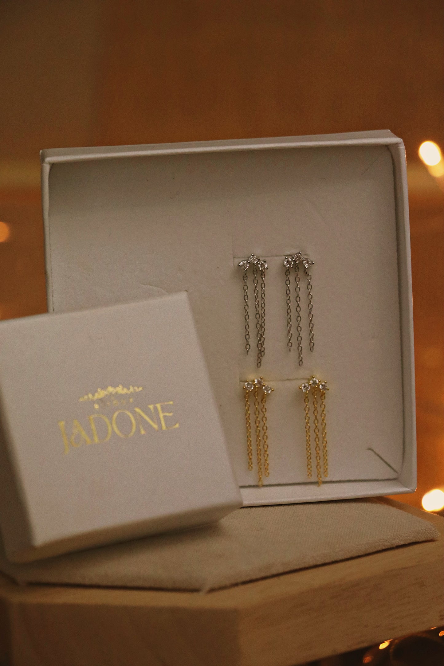 MADISON l boucles d'oreilles dorées ou argentées