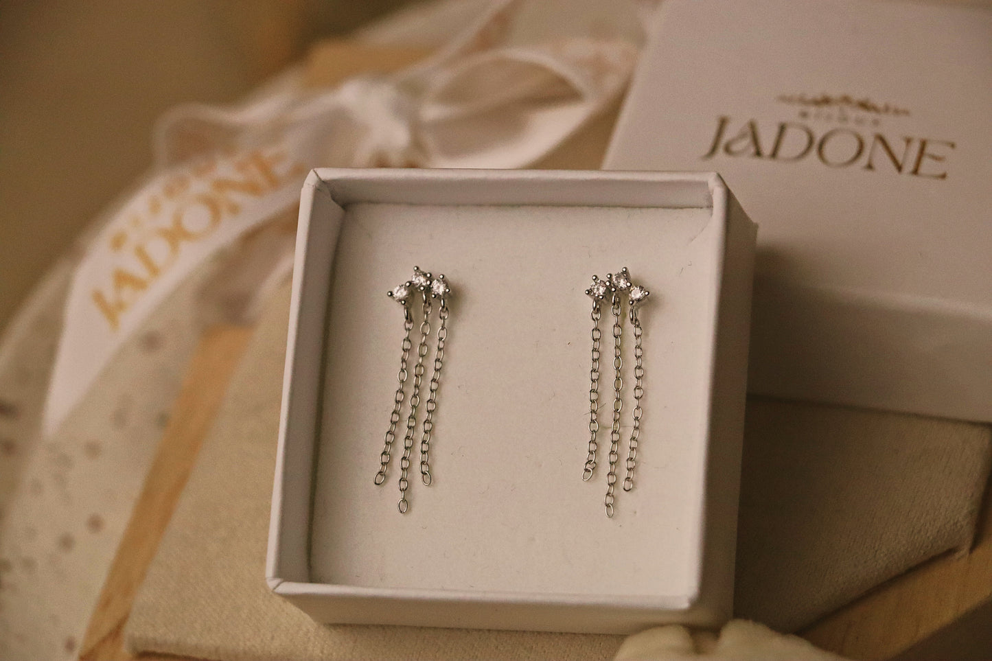 MADISON l boucles d'oreilles dorées ou argentées
