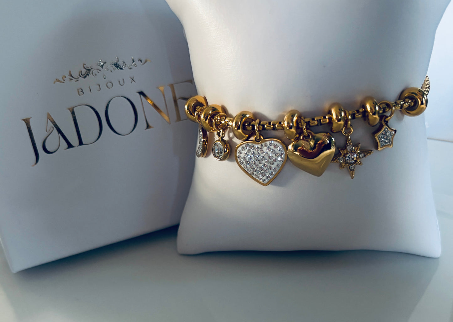 Constance l bracelet charms doré