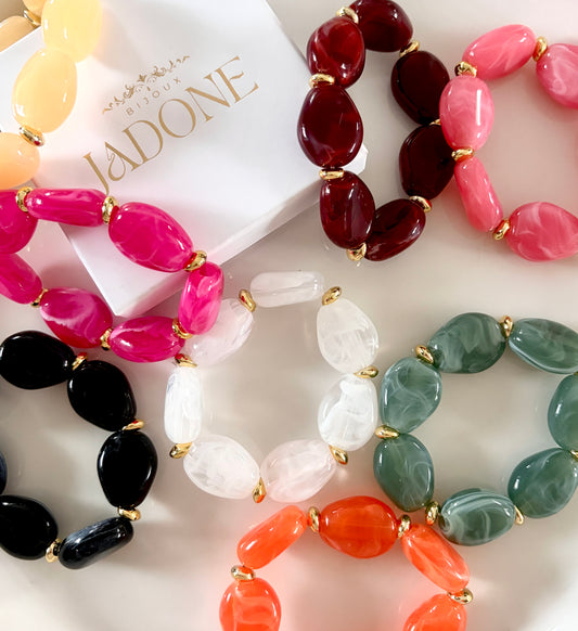 Corlia l bracelet pierre coloré