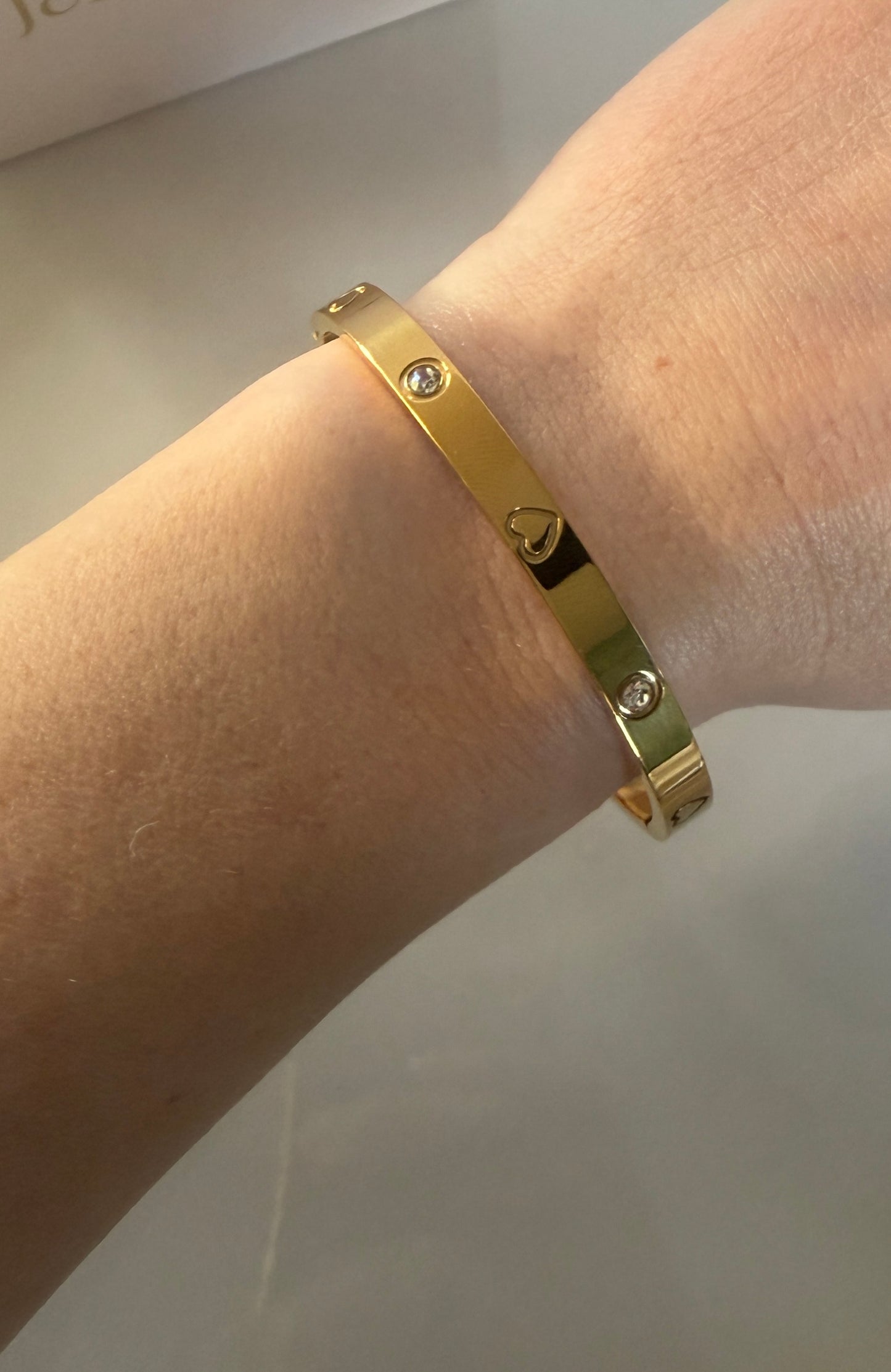 Clothilde l bracelet jonc doré