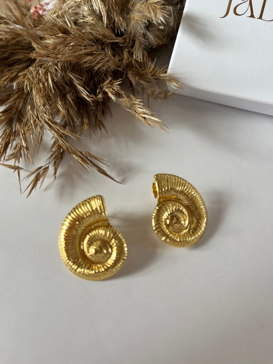 Ursula l Boucles d'oreilles dorées