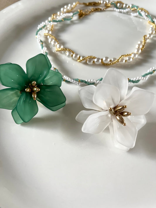 Mariana l Bague fleur ajustable