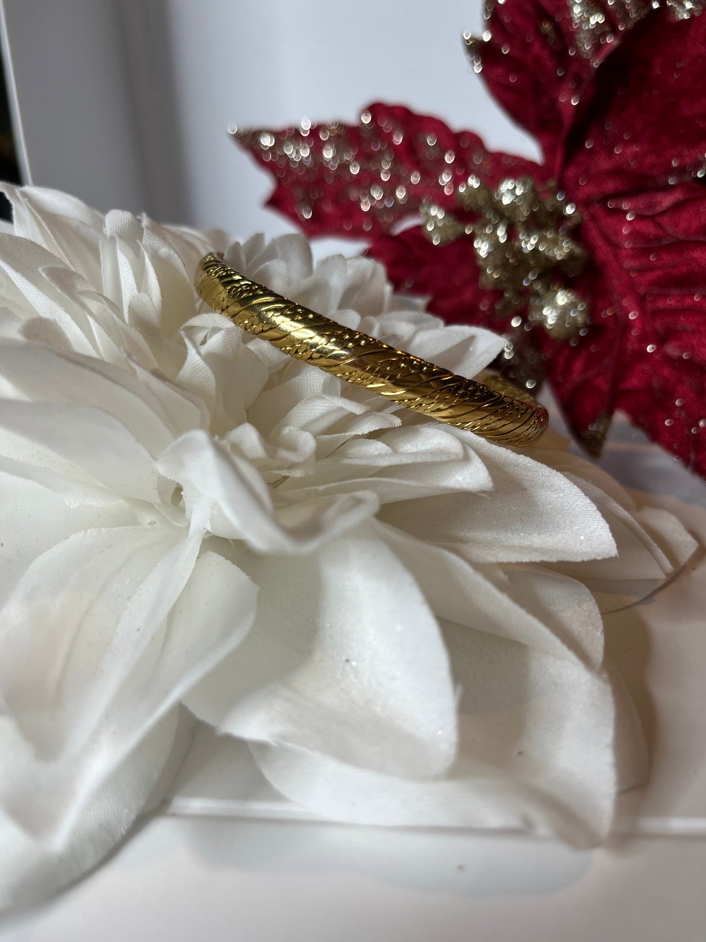 Cazio l bracelet jonc doré