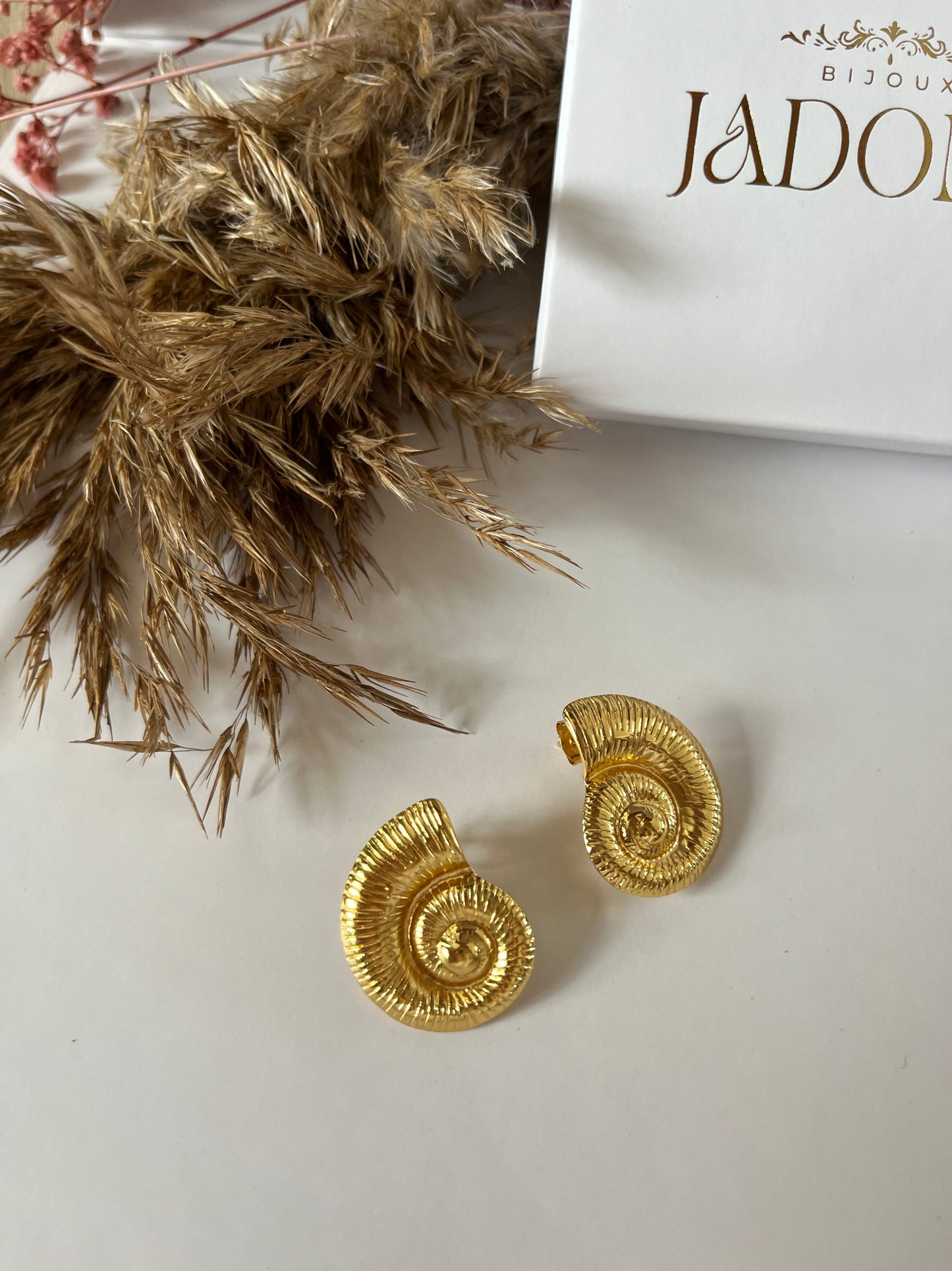 Ursula l Boucles d'oreilles dorées