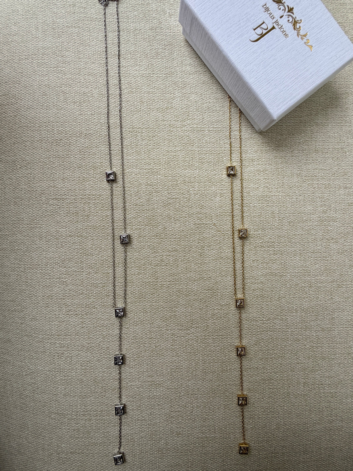 Sienne l collier Y chic doré ou argenté