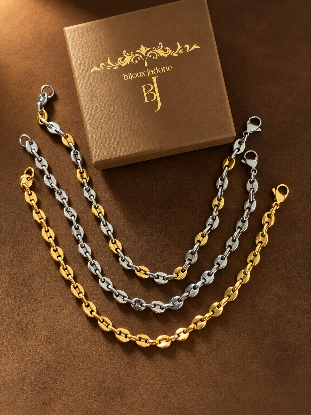Arthur - bracelet grain de café