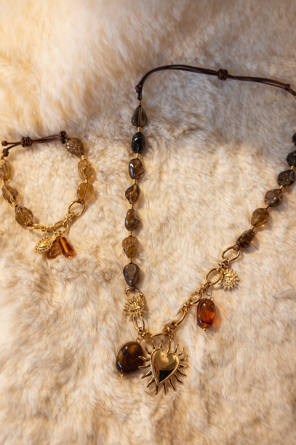 Bohèmia l Collier et/ou bracelet à charmes et perles