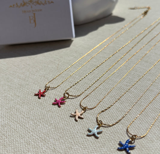 Lagune l Collier coloré etoile de mer