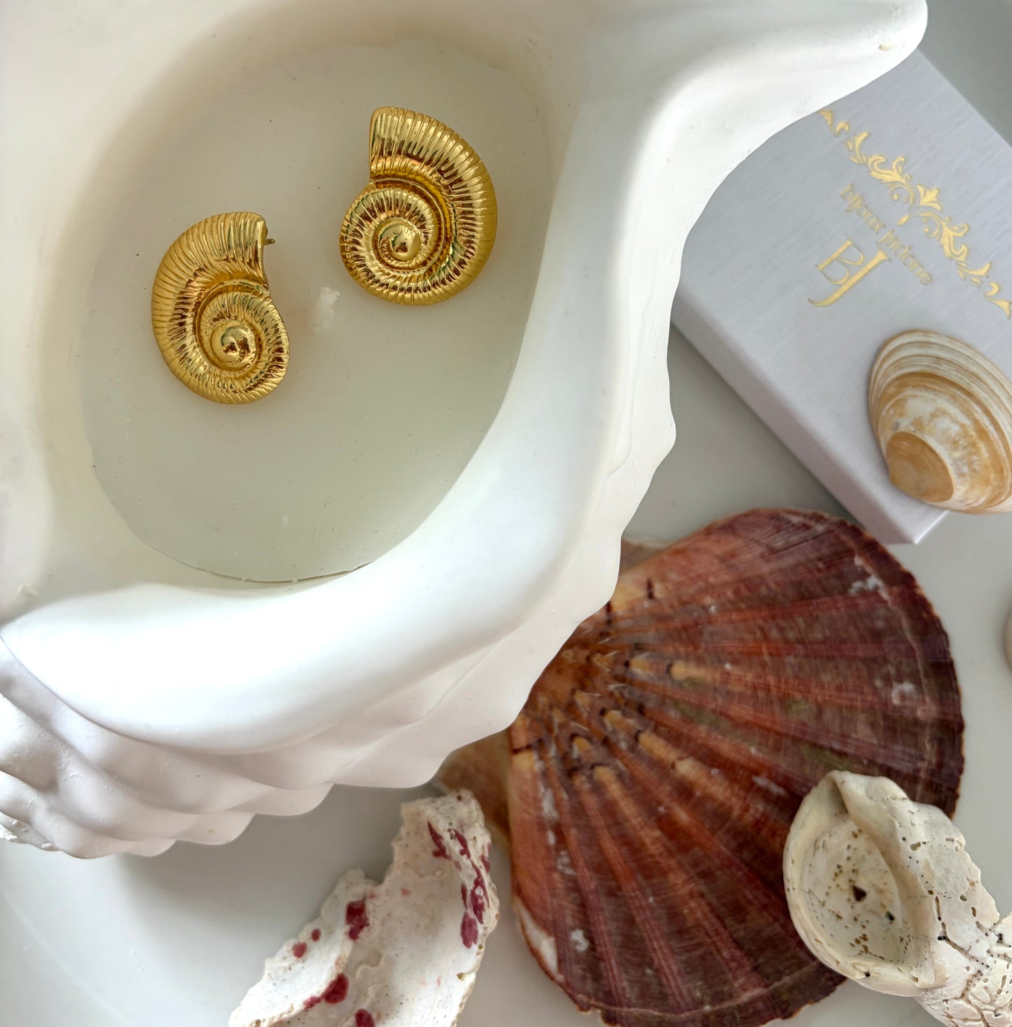 Ursula l Boucles d'oreilles dorées