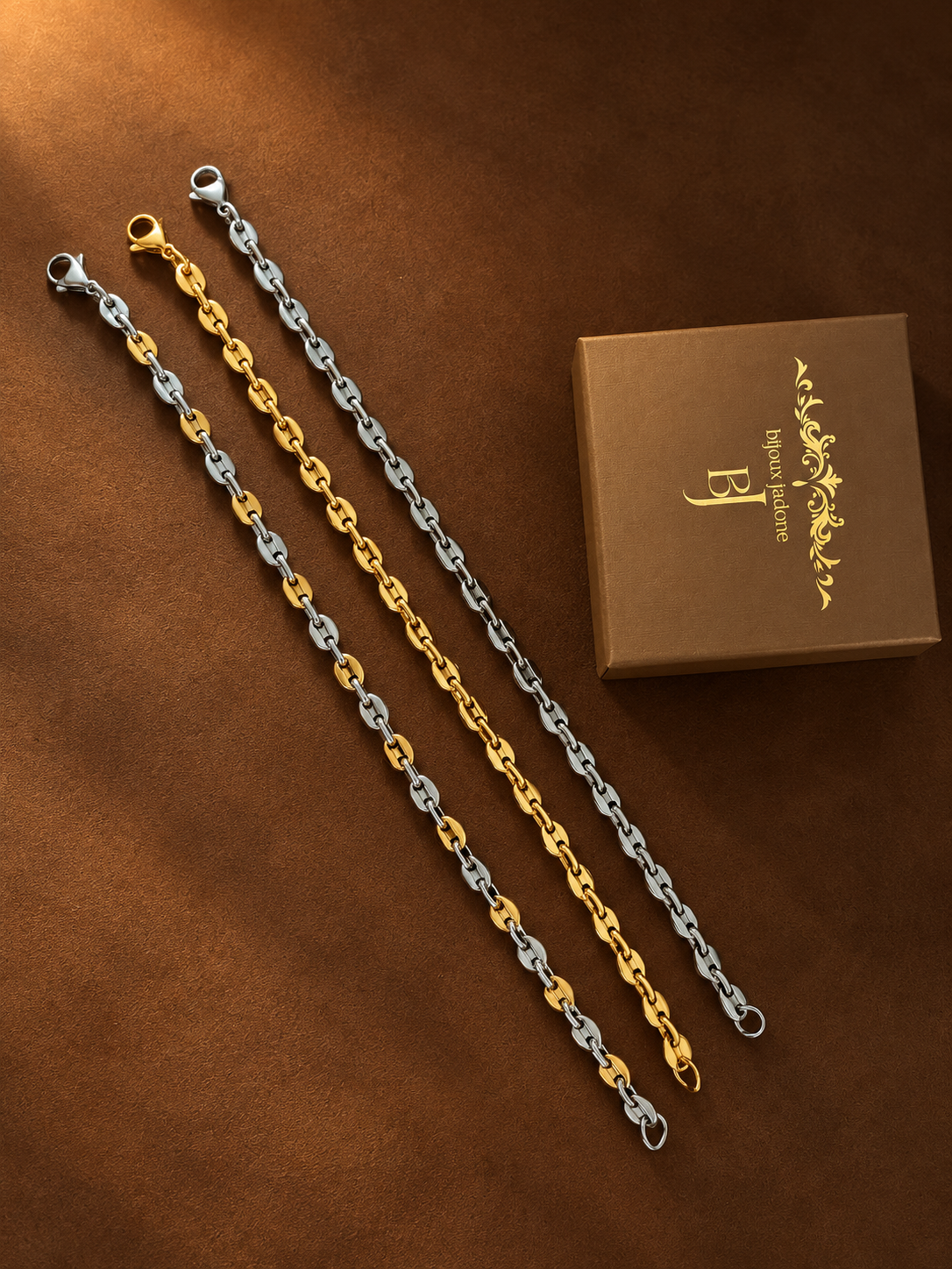 Arthur - bracelet grain de café