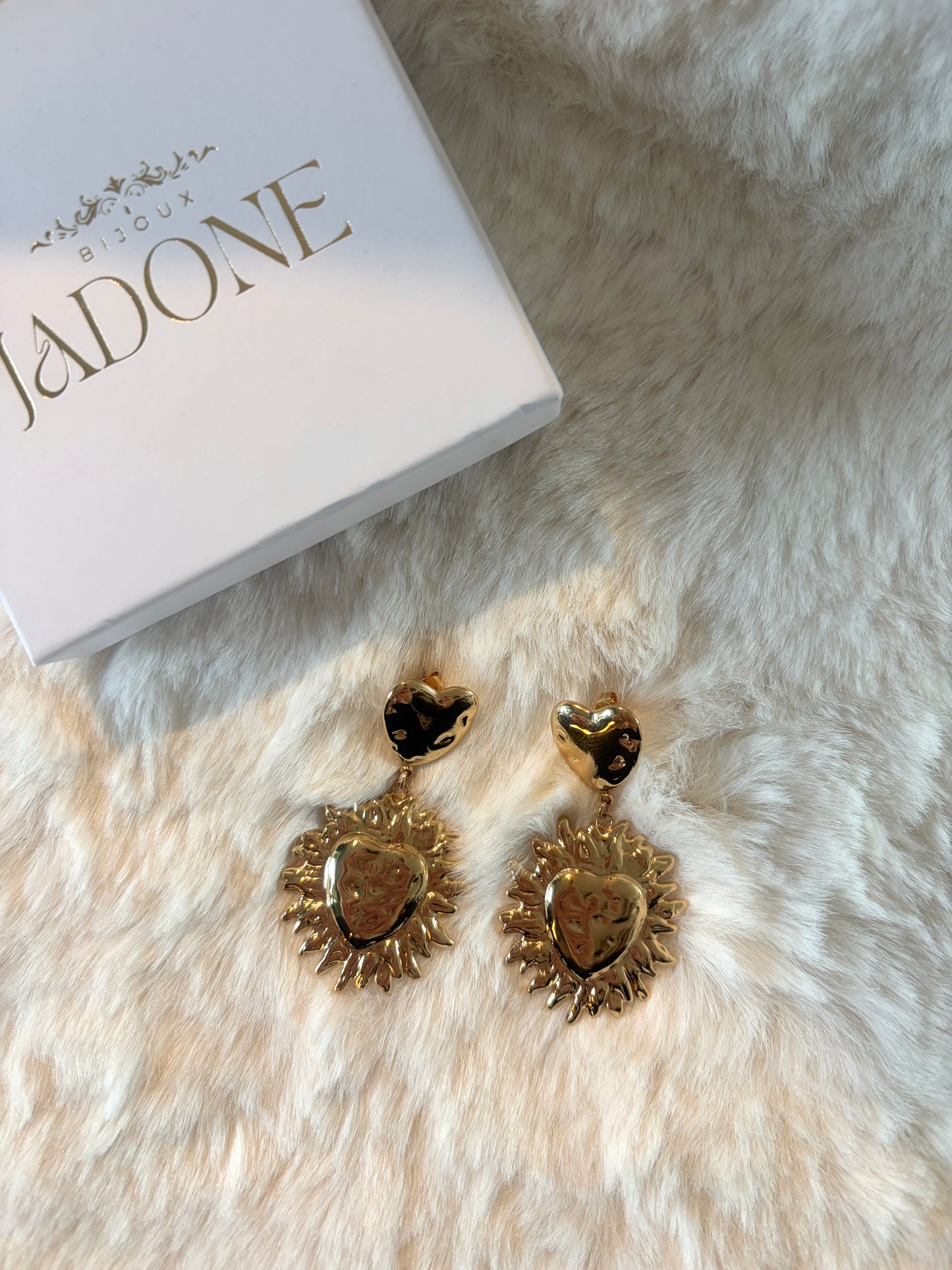Ex-Voto d'Or l Boucles d'oreilles chic et tendance