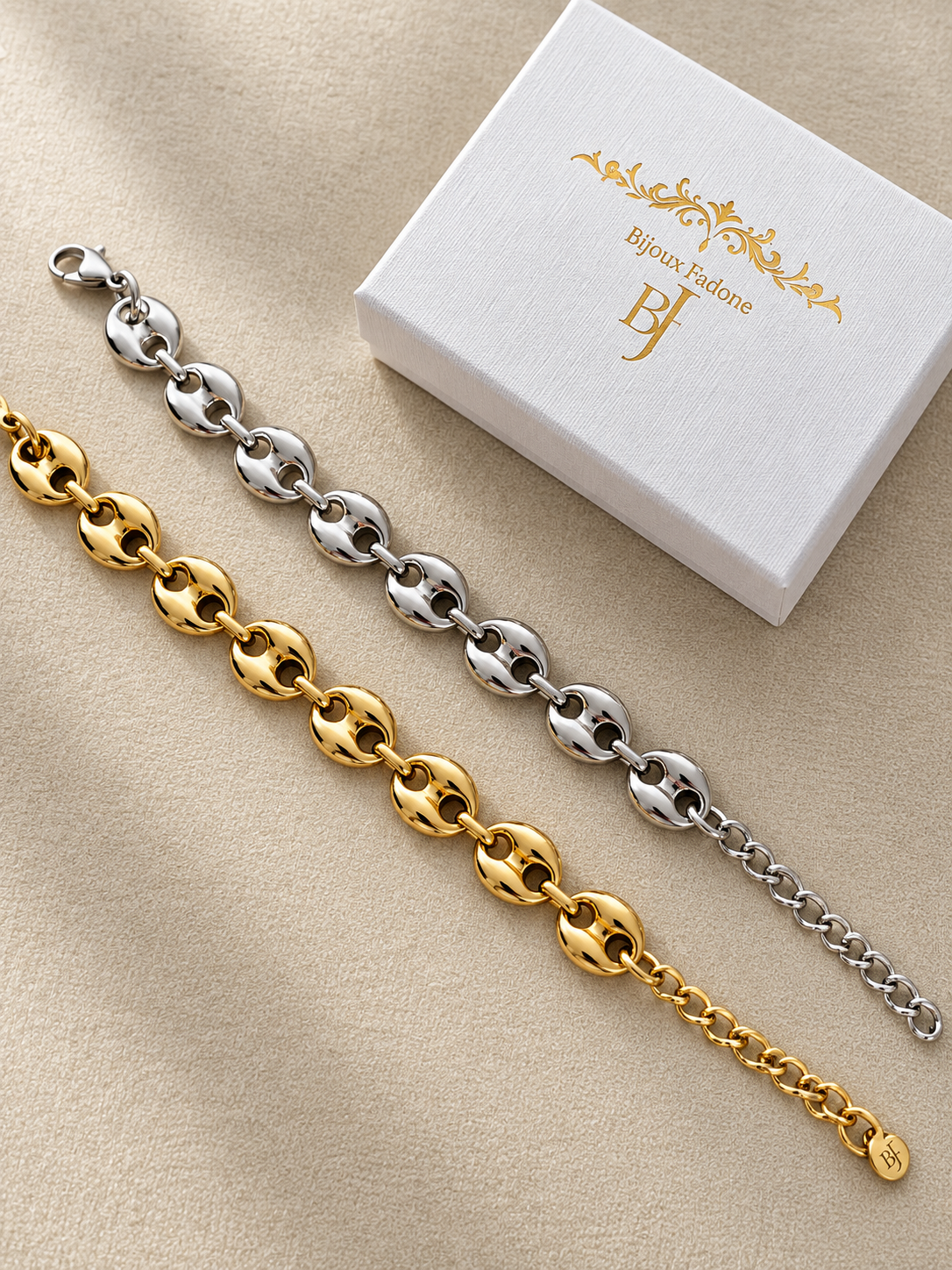 Selinia - bracelet grain de café