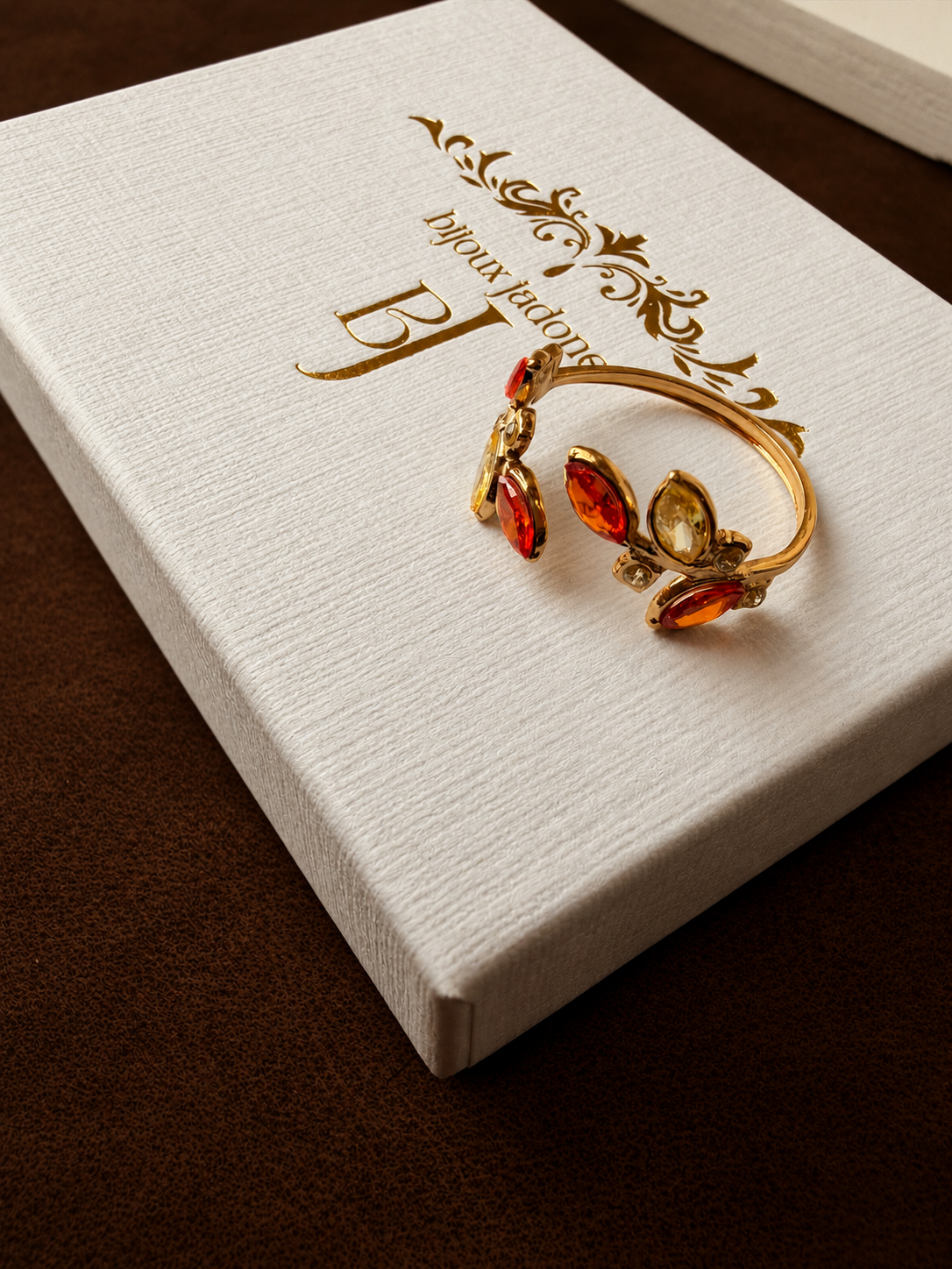 Ravena - bague feuille d'automne