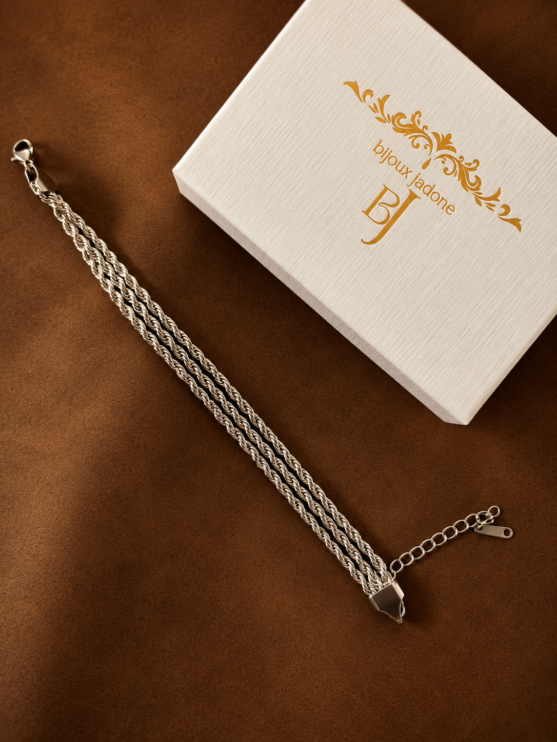 Lara - chaîne triple bracelet